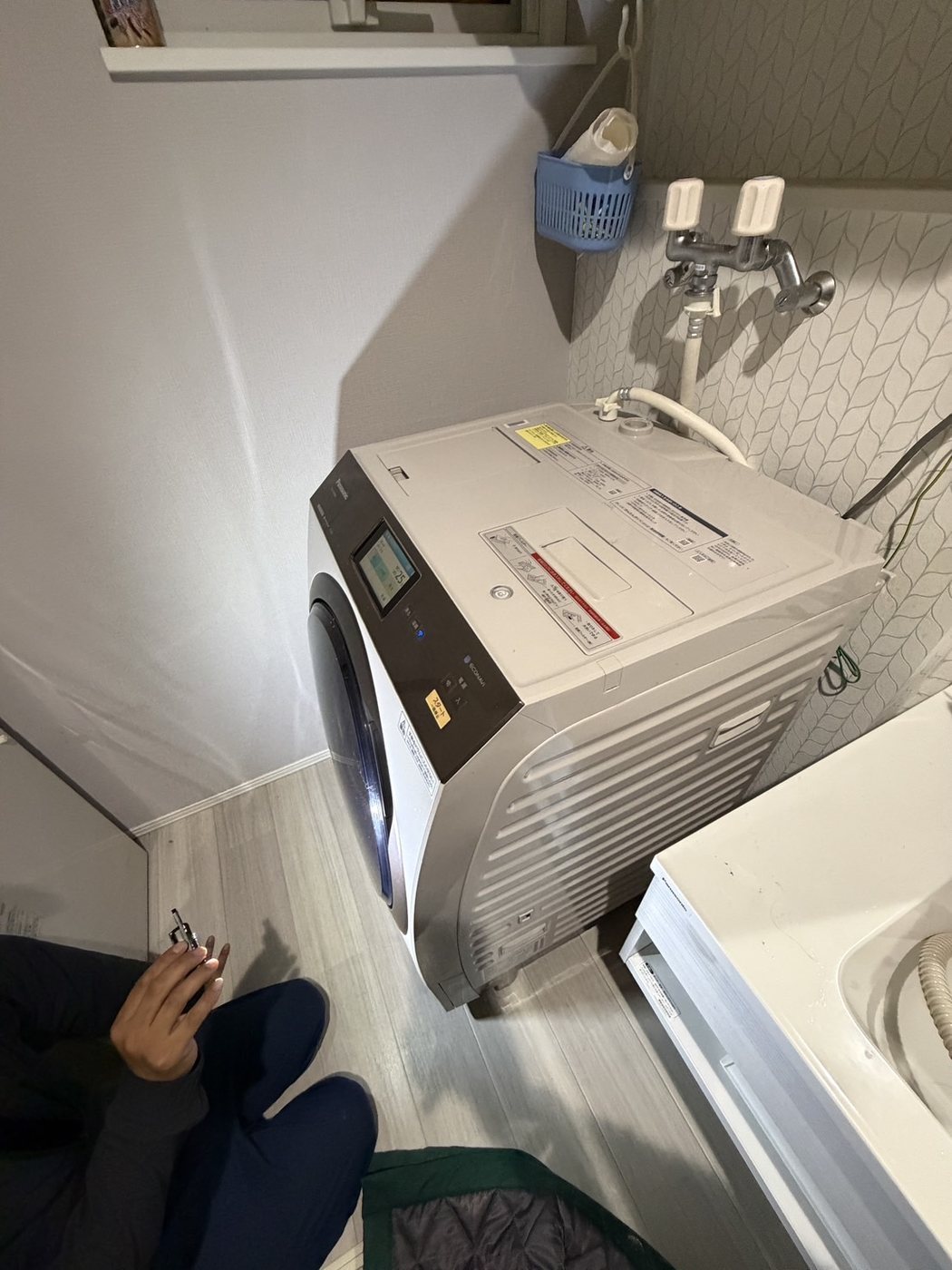 札幌市白石区 ドラム式洗濯機 本体修理 点検