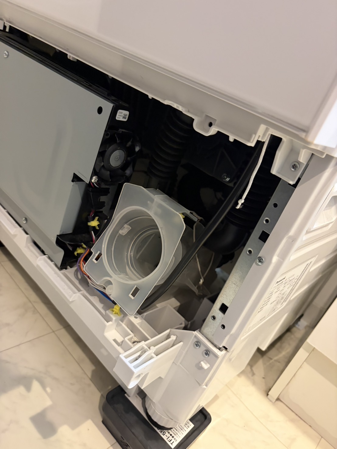 石狩市花川北｜Panasonicドラム式洗濯機のU11排水エラー対応